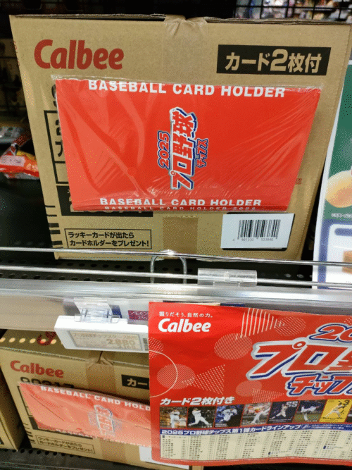 プロ野球チップス『カードホルダー』おまけが店頭でもらえる