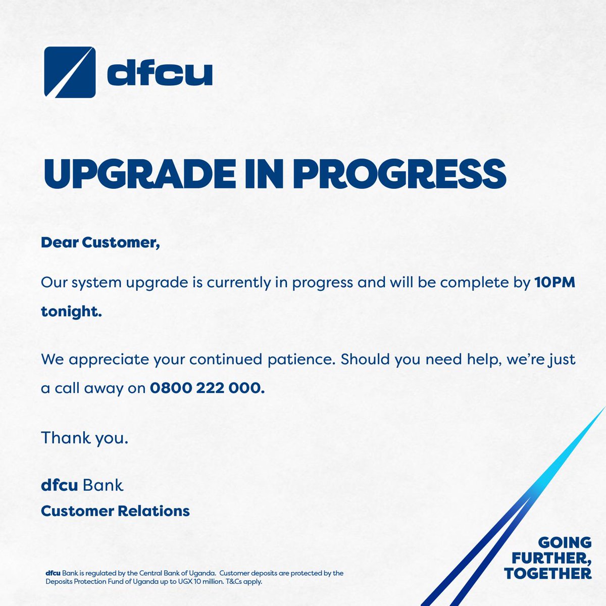 CUSTOMER NOTICE