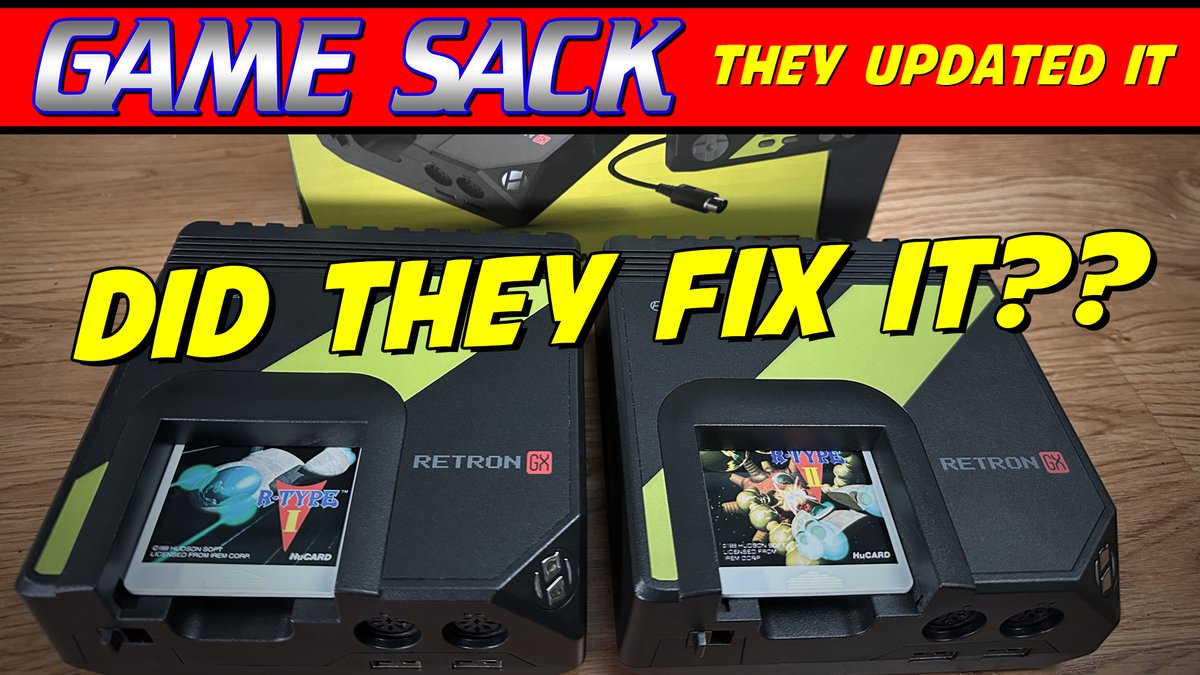 Super quick bonus update video! Let's see if they fixed all of the issues with the Retron GX. It hasn't released just yet and they issues a firmware update.

youtube.com/watch?v=YC9nfw…