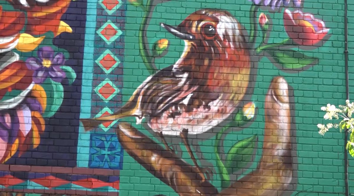 "This installation [is] putting colour in people's lives" Regent's Park Estate resident

ITV News took a look at the new Regent's Park Estate Story Trail earlier this month. ❤️ Watch it here: itv.com/watch/news/a-l…