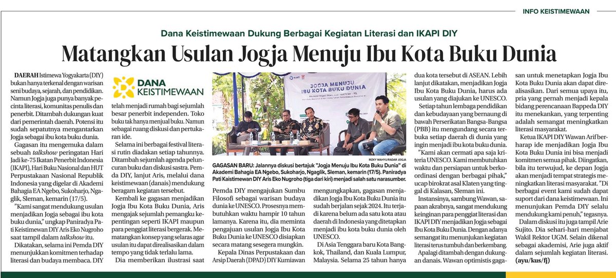Kabar Jogja hari ini :)