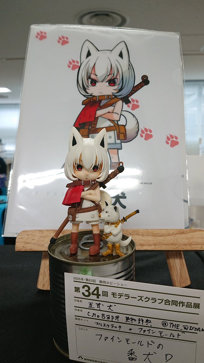 モデラーズクラブ合同展示会 での出品作品。佐野妙版五式犬の
