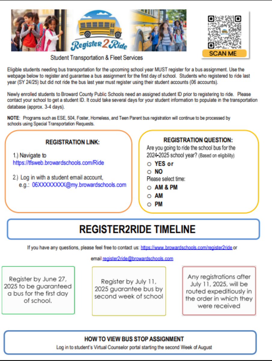 Attucks Middle (@attucksms) on Twitter photo Do you need a bus for the 2025/2026 school year? Register now to secure your bus assignment for the first day of school. Register early so you will be on time! <a href="/CassandraAdder2/">Cassandra Adderley</a> <a href="/KesiaJean/">Kesia Jean, M.Ed</a> <a href="/browardschools/">Broward Schools</a> <a href="/BCPS_South/">BCPS South Regional Office</a> <a href="/BCPSTransportsU/">Student Transportation and Fleet Services</a> Do you need a bus for the 2025/2026 school year? Register now to secure your bus assignment for the first day of school. Register early so you will be on time! <a href="/CassandraAdder2/">Cassandra Adderley</a> <a href="/KesiaJean/">Kesia Jean, M.Ed</a> <a href="/browardschools/">Broward Schools</a> <a href="/BCPS_South/">BCPS South Regional Office</a> <a href="/BCPSTransportsU/">Student Transportation and Fleet Services</a>