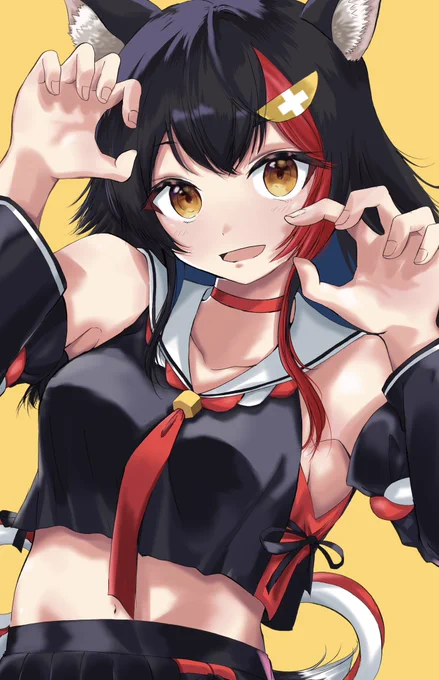 「カラー版ミオしゃ」過去絵再掲#みおーん絵#上手いとか下手とかそういうのは関係なく自分が気に入っている絵 