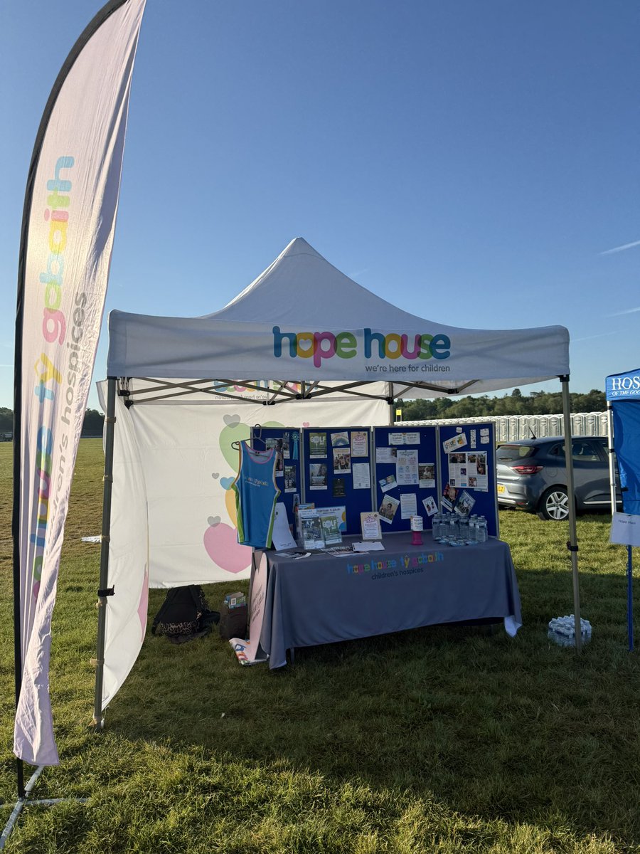All set up <a href="/chestermarathon/">Chester Marathon, Half and 10K</a> ready for a beautiful day supporting <a href="/HHTGhospices/">Hope House & Tŷ Gobaith Children's Hospices</a> runners! Good luck ❤️