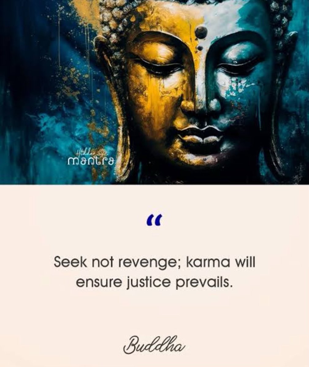 Seek not revenge, Karma will ensure justice prevails. #sundayvibes #quote, image size:1008x1200