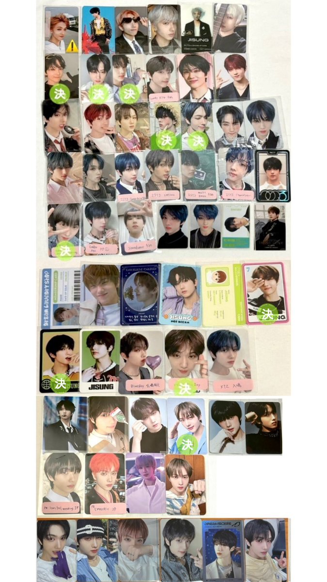 cosmos_tttrade's tweet photo. NCT DREAM 過去トレカ 交換
ISTJ DREAM ()SCAPE smoothie moonlight DREAMSCAPE WIWY

【譲】チョンロ　チソン

【求】ヘチャン マーク 元ツイ未所持

⚠️初期難アリ

郵送交換📮
まとめてのお取引優先🙇
固定ツイ未読には返信出来かねます🙅
直DM❌リプにてご連絡下さい🌈 https://t.co/XMYK79fhDj