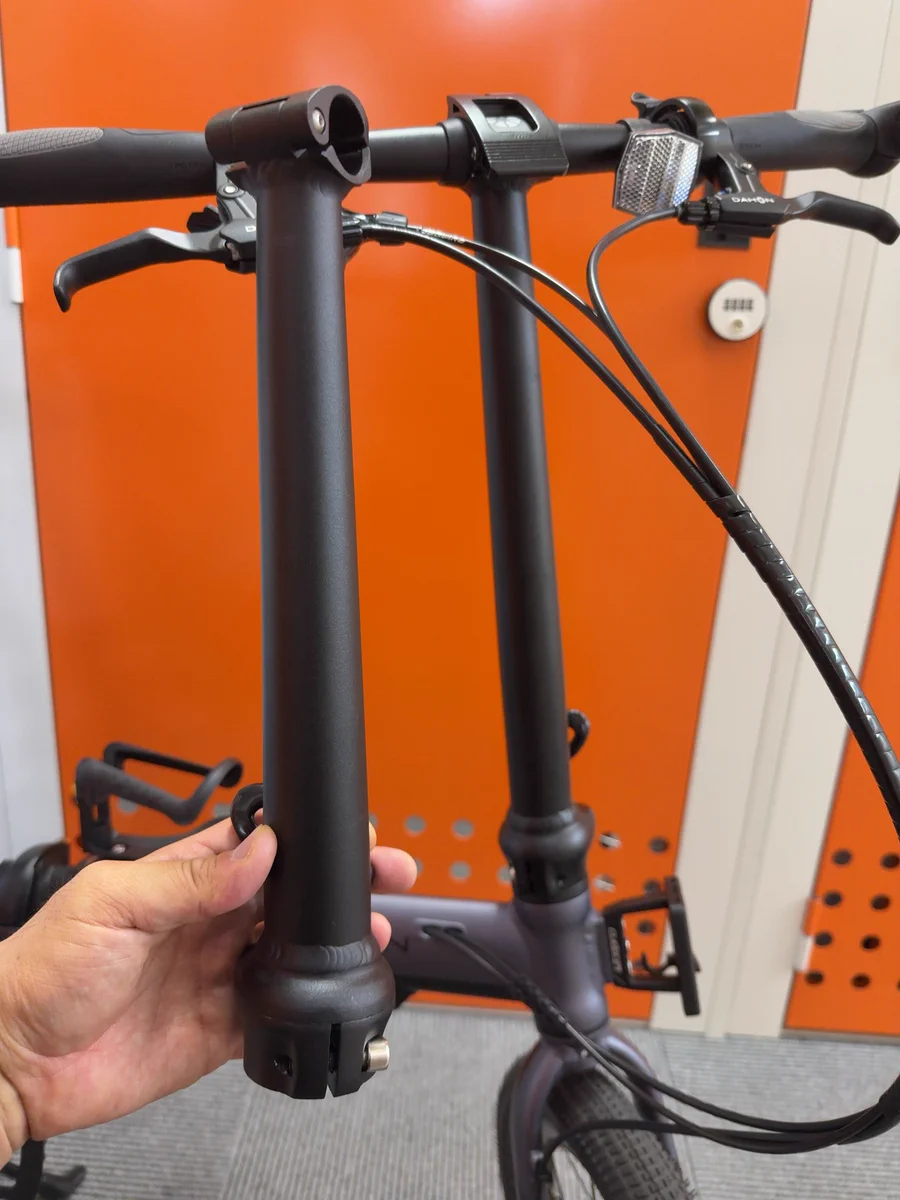 中古】DAHON K3Plus前期型フレームセット・純正ハンドルポスト外折れ