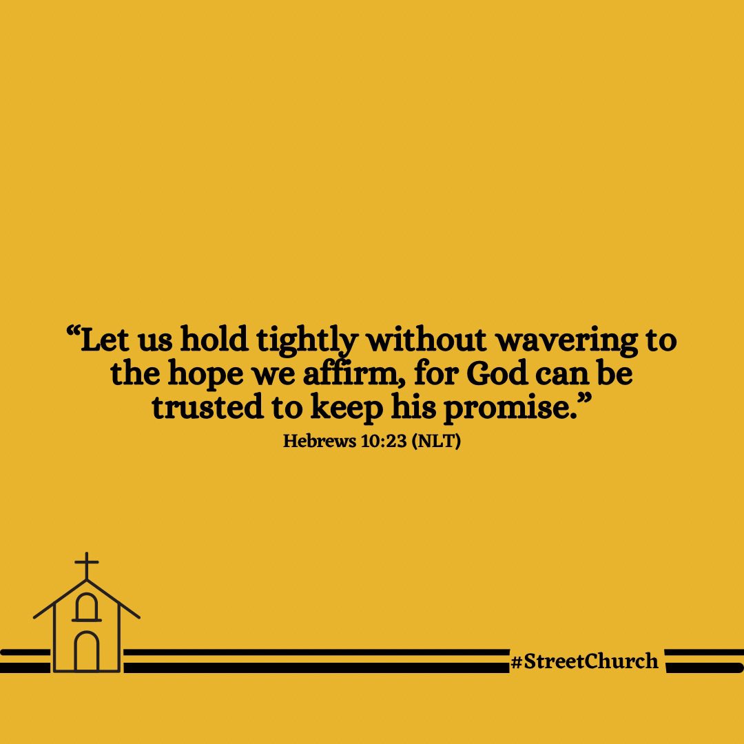 God sure! Anything wey he don talk no dey go back unfulfilled, na dis assurance we dey carry &amp; even in the hardest times, we confident say God promise no go ever shake. Stay strong my G, hold that hope tight, you fit trust God to fulfill him part.

Happy Sunday!