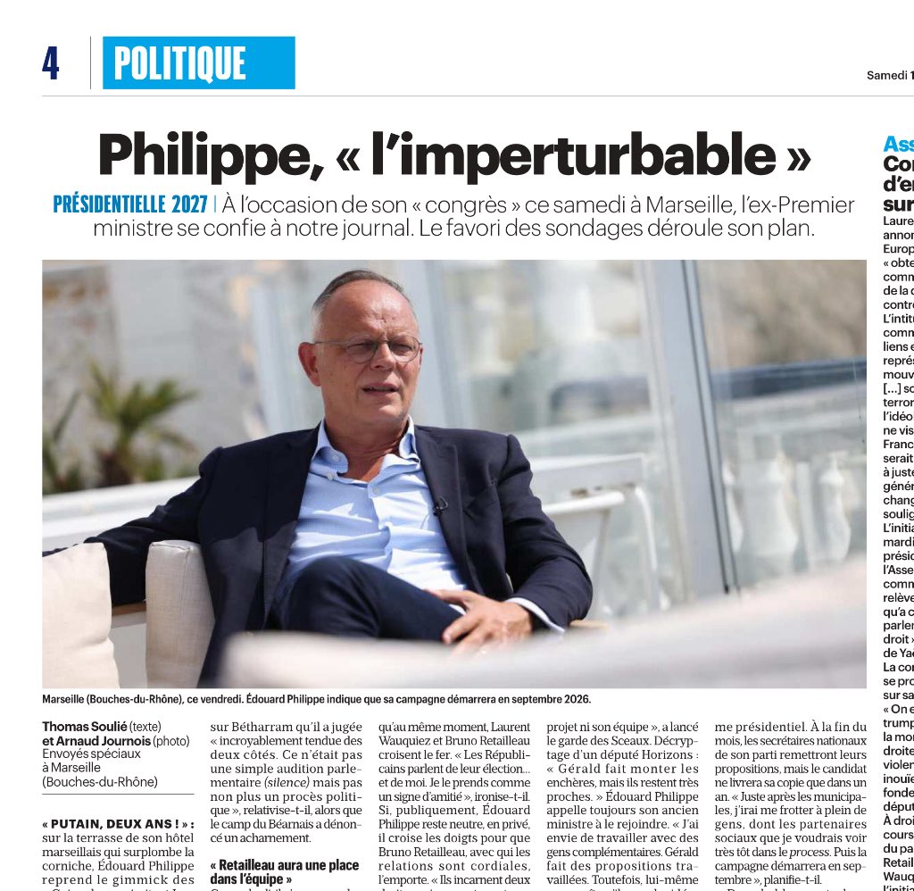 Édouard Philippe, « l’imperturbable » 
⤵️
leparisien.fr/politique/calm…