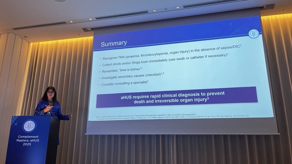 Anuja Java, MD (she/her) (@anuja_java) on Twitter photo Excellent talk by <a href="/LilianPalma412/">Lilian Palma🇧🇷</a> highlighting the critical need for early diagnosis and timely initiation of treatment at the Complement Masters: aHUS 2025 at Tokyo!!! Excellent talk by <a href="/LilianPalma412/">Lilian Palma🇧🇷</a> highlighting the critical need for early diagnosis and timely initiation of treatment at the Complement Masters: aHUS 2025 at Tokyo!!!