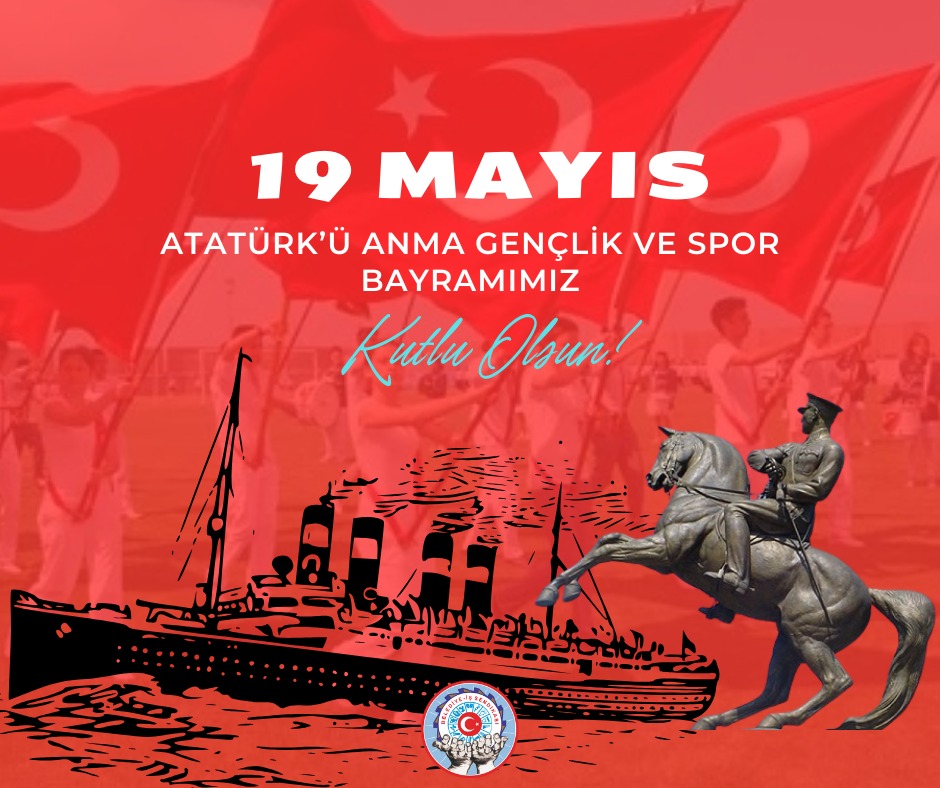 19 MAYIS ATATÜRK’Ü ANMA, GENÇLİK VE SPOR BAYRAMIMIZ KUTLU OLSUN.

19 Mayıs mesajımızı okumak için: belediyeis.org.tr/merkez/2025/05…
