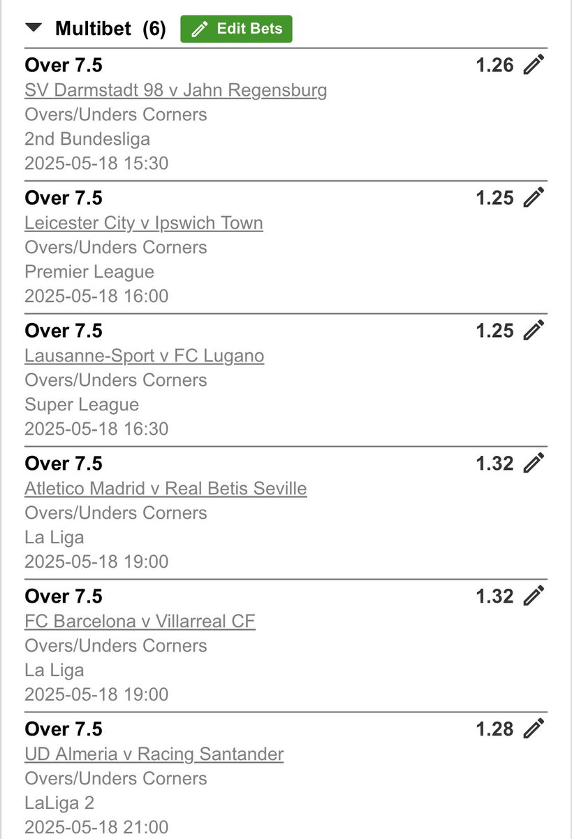BW197D5E1
CORNERS OVER 7.5 🌴
4.39 ODDS 🎟️🎥

#BETWAY