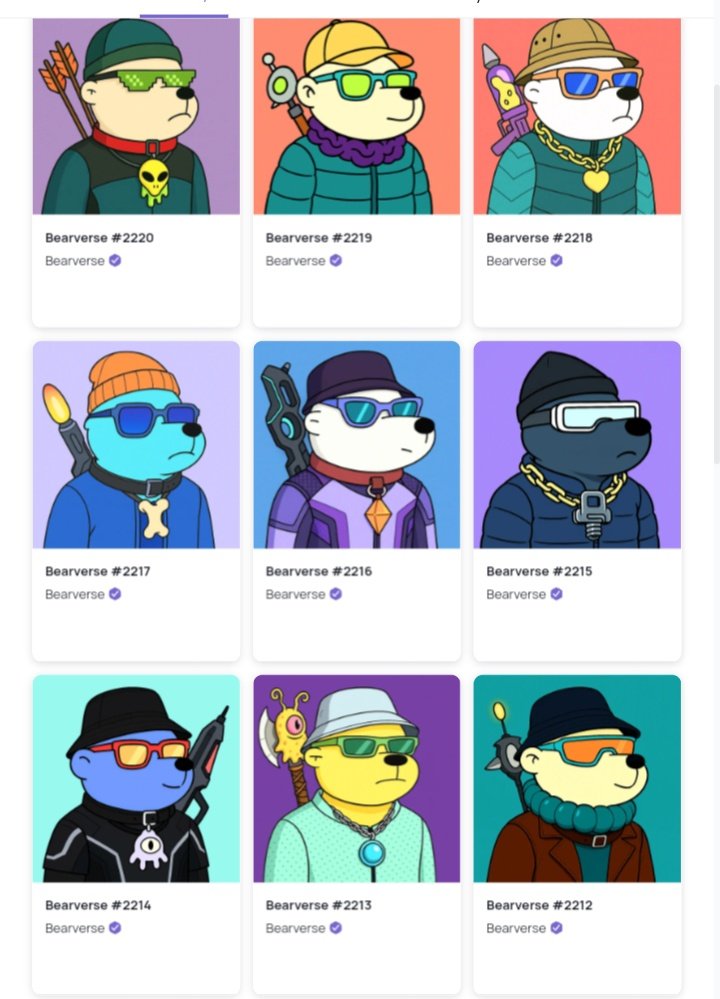 Bearverse22's tweet photo. 🐻BeerVerse Project
ID#2222 tokens have been fully minted.
The first auction bid will go live tomorrow.

Creator Royalties 0%

Visit the collection.
https://t.co/kgj43ivnL0

#Enjin #NFTCommunity #bearverse #nft_io https://t.co/dTEg95VfHV