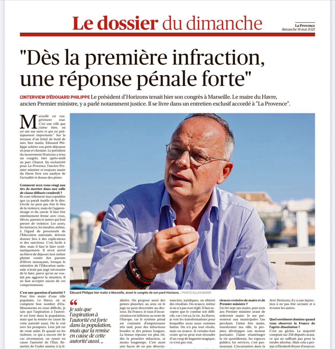 A lire dans <a href="/laprovence/">La Provence</a> ce matin !

laprovence.com/article/politi…