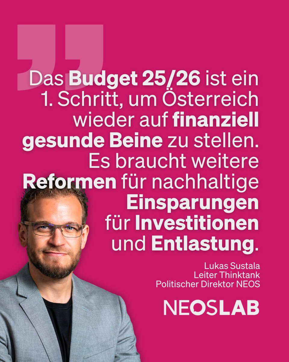 NEOS Lab (@neoslab_eu) on Twitter photo Das neue Doppelbudget beendet eine Ära finanzieller Sorglosigkeit und des Geldausgebens ohne Maß und Ziel. #Budget Ein Überblick über die wichtigsten Reformen von <a href="/LukasSustala/">Lukas Sustala 🇪🇺</a>:
lab.neos.eu/blog/oesterrei… Das neue Doppelbudget beendet eine Ära finanzieller Sorglosigkeit und des Geldausgebens ohne Maß und Ziel. #Budget Ein Überblick über die wichtigsten Reformen von <a href="/LukasSustala/">Lukas Sustala 🇪🇺</a>:
lab.neos.eu/blog/oesterrei…