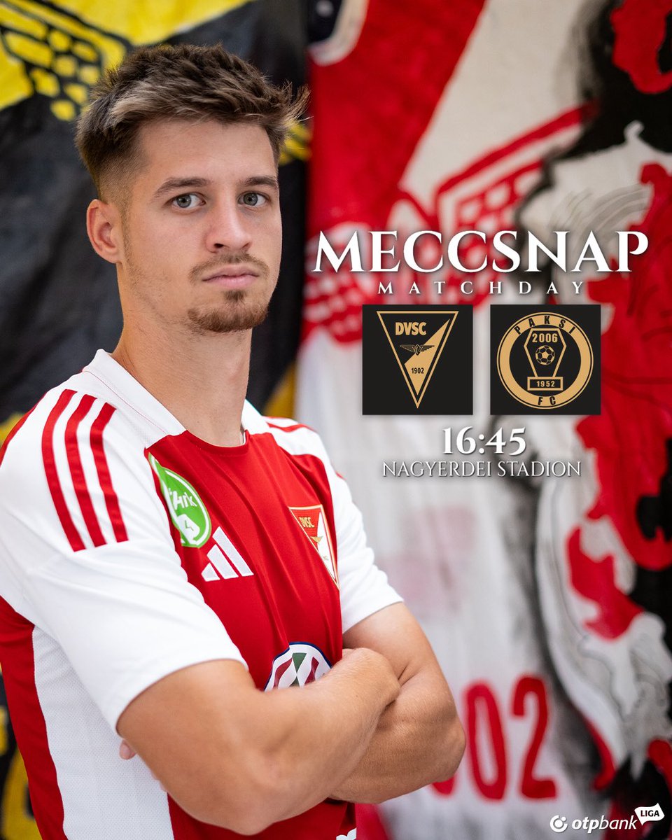dvscofficial_'s tweet photo. 🔥 MECCSNAP
🆚 Paks
📍 Nagyerdei Stadion
🕟 16:45
🏆OTP Bank Liga 32. forduló
🖥️ M4 Sport+
#DVSC #HajraLoki #DVSCMatchday https://t.co/2cuWcwYyee