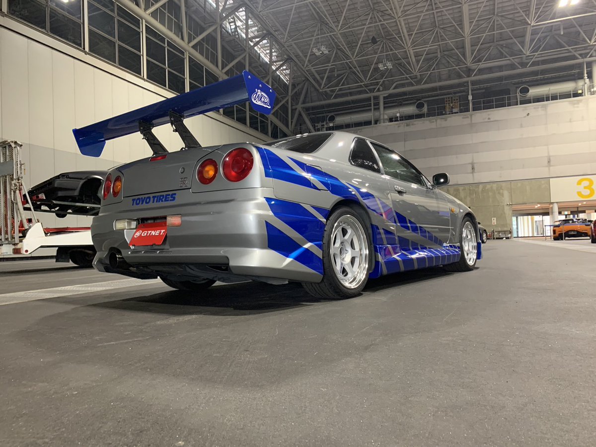 GTNET_sns's tweet image. 本日5月18日　ポートメッセなごやで開催のSHOW BIZ CAR EXPO 2025！GTNETはR34スカイラインGT-Rを2台展示しています！