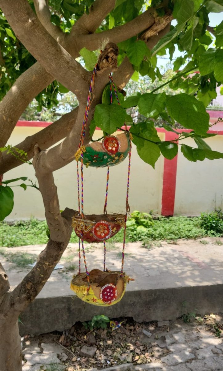 DrRachnaSingh2's tweet image. गर्मी बहुत ज्यादा है,अपने साथ-साथ पक्षियों🐤 का भी ध्यान रखें।👍