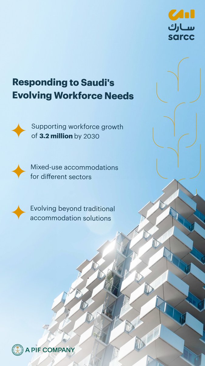 #sarcc is reimagining employee accommodation to meet the evolving needs of Saudi Arabia's changing workforce demographics, creating modern communities that enhance quality of life.