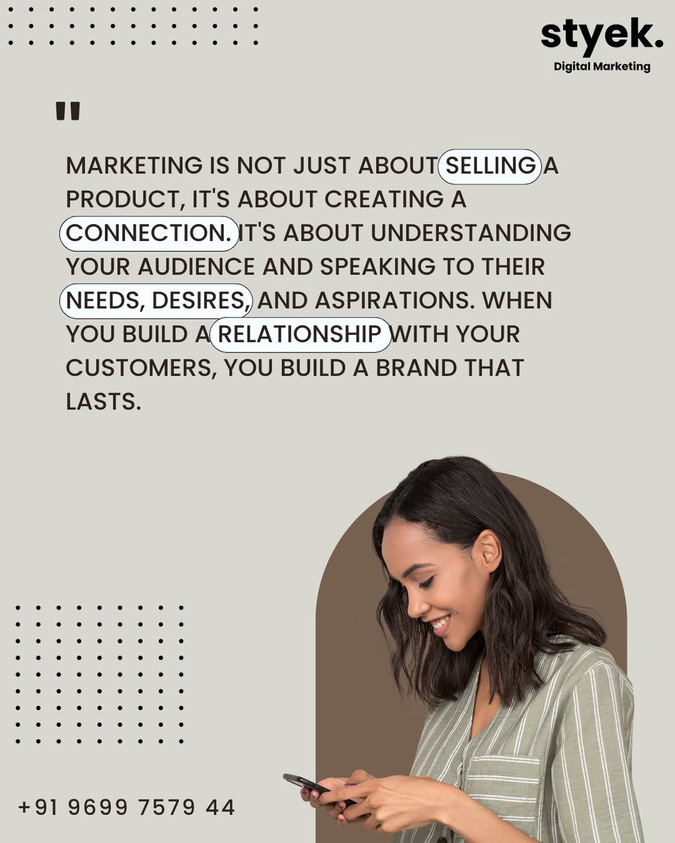styekdigital's tweet photo. Your audience wants more than ads — they want connection.
At Styek, we help brands speak to humans, not just to markets.
Let’s build loyalty that lasts.

#EmotionalMarketing #BrandLoyalty #PuneBusiness #DigitalMarketing #ConnectAndGrow https://t.co/P3xwry7uaR