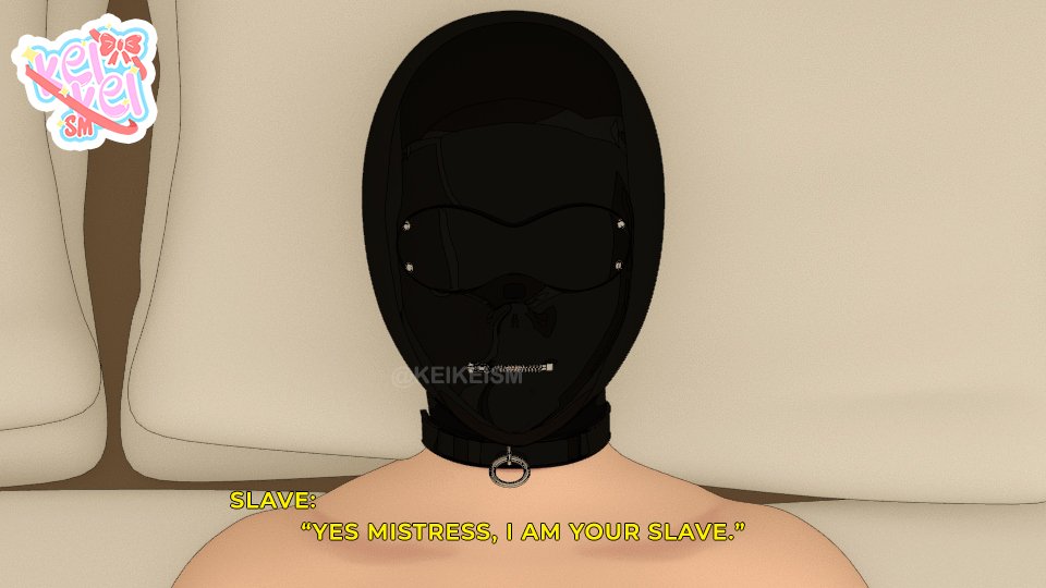 KeiKeiSM's tweet photo. Finish rig the slave, but I need fix some rig both the character and will enhance the texture next time~  #Bdsm #femdom #bdsmgame https://t.co/Rmhkepqjx7