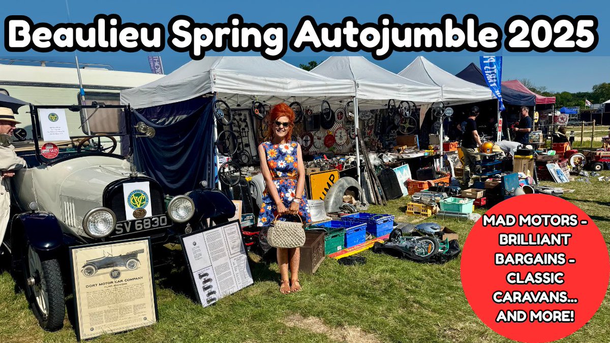 idriveaclassic's tweet image. NEW!
Spring autojumble held at Beaulieu, National Motor Museum each May is awesome. It is still running today (Sunday 18th May) so if you can, come down!
If you’ve missed out, don’t panic. It is back in May 2026 - I’ve had confirmation from the museum!
youtu.be/mZOd1_RNx9A