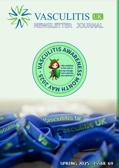 Spring #Vasculitis UK Newsletter is now available to read online a  #rheumatic #autoimmune #raredisease aimed for both #patients and #medical professionals vasculitis.org.uk/about/newslett…