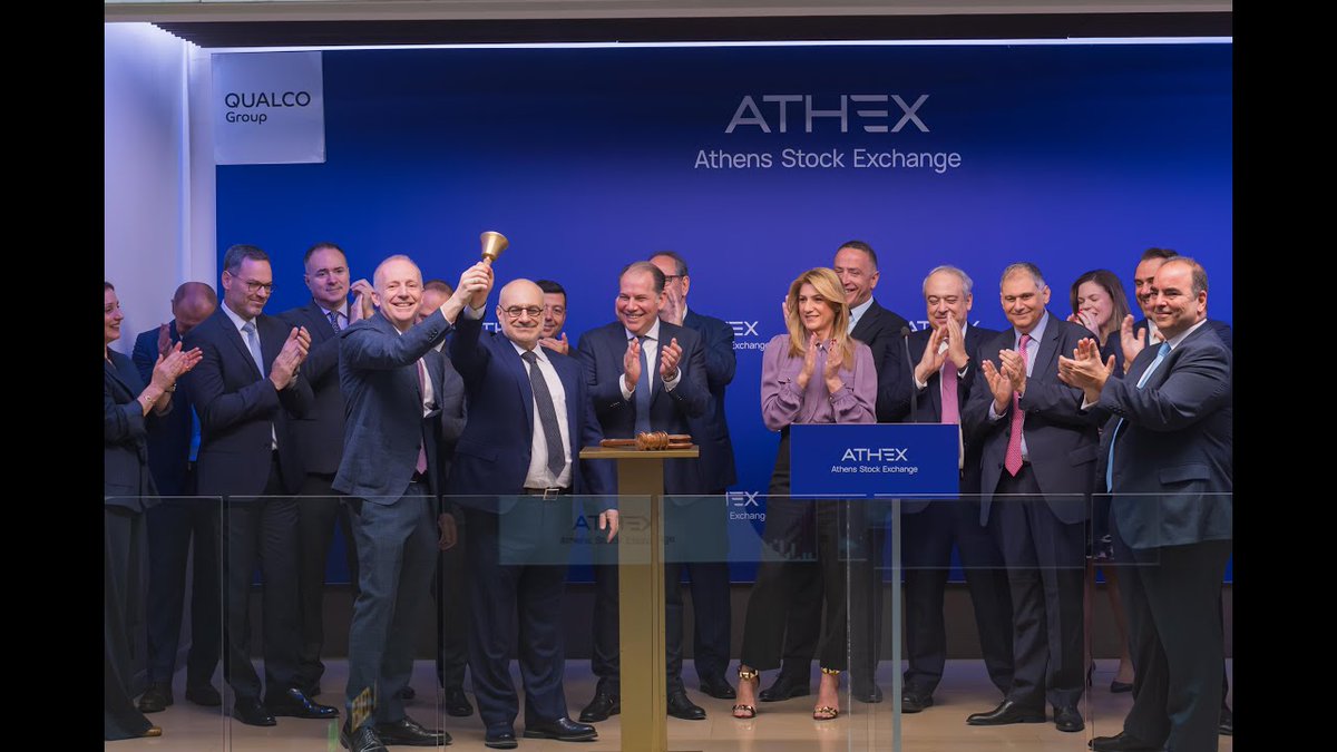 Spiros Margaris (@spirosmargaris) on Twitter photo Congratulations to the @Qualco leadership!
Proud to be part of Qualco Group’s next chapter!
Now listed on the Athens Stock Exchange. A very successful launch with a 5x oversubscribed IPO, backed by 25+ years of fintech excellence.
youtube.com/watch?v=gVBjDh… <a href="/ATHEX_Group/">ATHEX Group</a> Congratulations to the @Qualco leadership!
Proud to be part of Qualco Group’s next chapter!
Now listed on the Athens Stock Exchange. A very successful launch with a 5x oversubscribed IPO, backed by 25+ years of fintech excellence.
youtube.com/watch?v=gVBjDh… <a href="/ATHEX_Group/">ATHEX Group</a>
