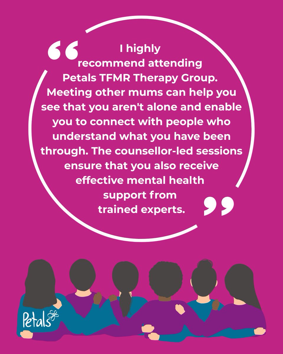 🌸 The importance of community 🌸

As Mental Health Awareness Week draws to a close, we want to celebrate the success of our TFMR groups: supportive communities of women with a shared experience, led by experienced Petals counsellors.

#TFMR #BabyLoss #BabyLossCounselling