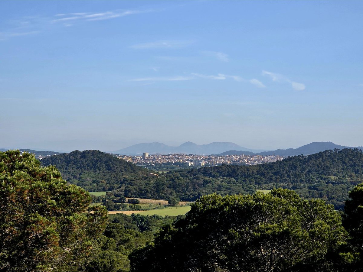 PerePerpinya's tweet photo. Des de dalt #RoquesDAse tenim el #Montgrí per davant i si em tombo #Palamós amb #CapGros a l'esquerra.
Quina meravella de dia per Caminar! https://t.co/fZx4CkoEfW