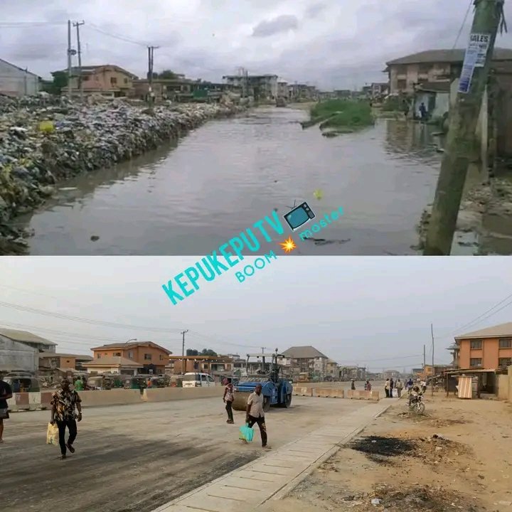 mic_belex's tweet image. The first frame she posted is port harcourt road....  Check out the current state 👇