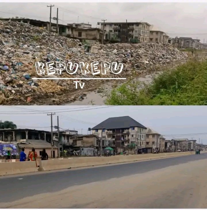 mic_belex's tweet image. The first frame she posted is port harcourt road....  Check out the current state 👇