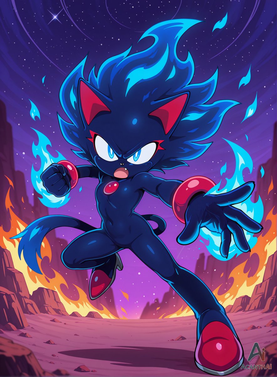 Acanth_AI's tweet image. Anyone else think Protoblaze should have been her Burning form?
#BlazeTheCat #ProtoBlaze #PrototypeBlaze #AIイラスト #AIart #AIGeneration