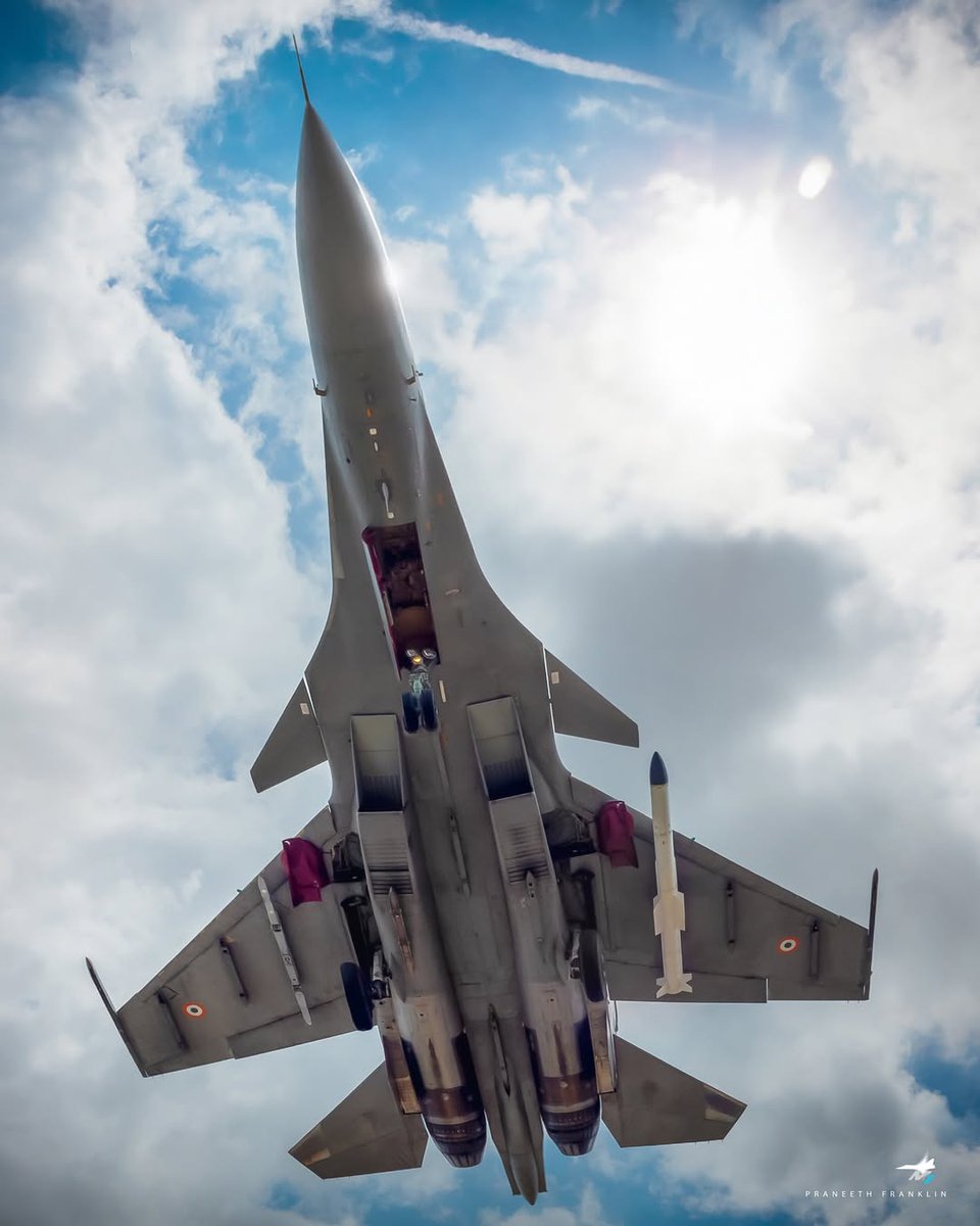 IAF Su-30MKI with Rudram missile 🇮🇳