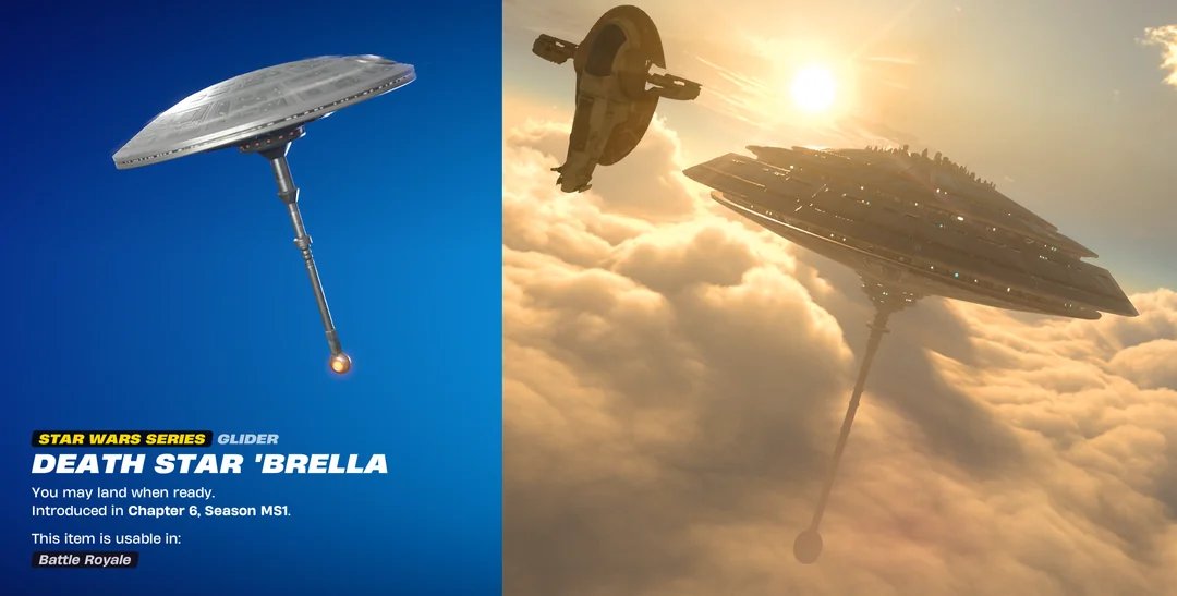 What a wasted opportunity for a victory glider...