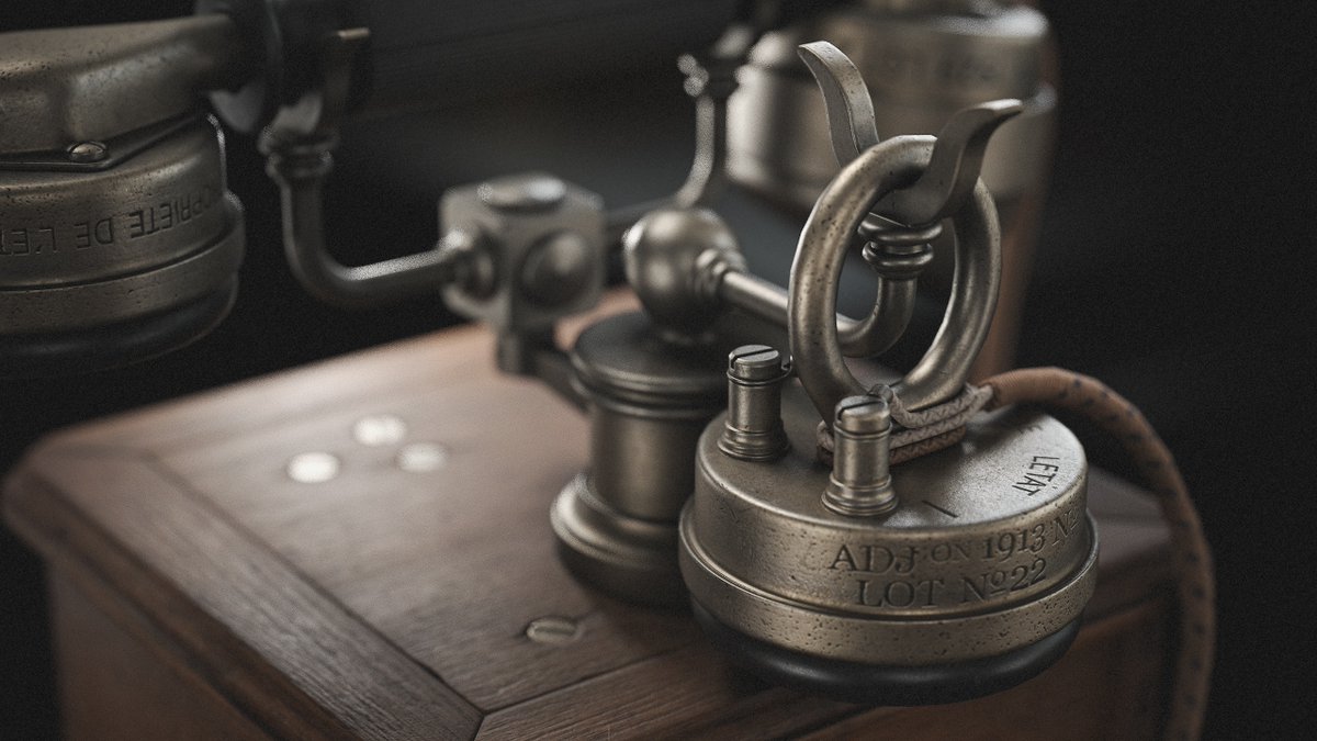 Games Artist Community (@gamesartistuk) on Twitter photo 3D Artist <a href="/OneProgram_s/">Slava Izvekov</a> breaks down the creation of this realistic antique telephone. In this article, he discusses references, mid-poly modelling, high-poly detailing, sculpting damage, topology & optimization, baking, texturing, rendering & lighting.
gamesartist.co.uk/vintage-teleph… 3D Artist <a href="/OneProgram_s/">Slava Izvekov</a> breaks down the creation of this realistic antique telephone. In this article, he discusses references, mid-poly modelling, high-poly detailing, sculpting damage, topology & optimization, baking, texturing, rendering & lighting.
gamesartist.co.uk/vintage-teleph…