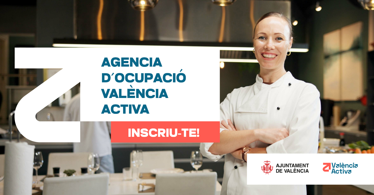 Busques ocupació? 👩‍💻👨‍🏭

Dona't d'alta en la nostra pàgina web com a demandant d'ocupació i podràs optar a les ofertes d'ocupació que s'oferixen en la nostra plataforma.

agenciaocupacio.valenciactiva.es/ofertas.html

#ocupacio #empleabilidad #valenciactiva #ofertesdetreball