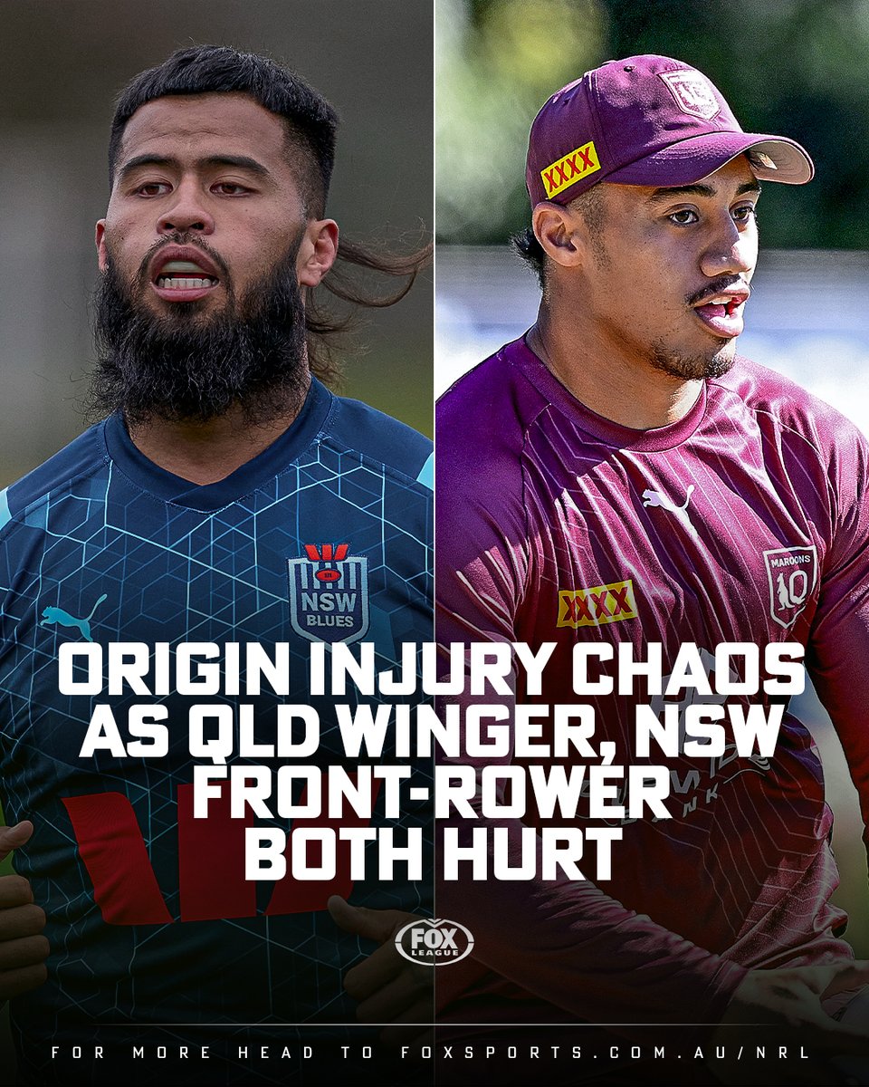 There's been late selection drama for both squads 😮

NSW team latest 👉 bit.ly/433cfTj
QLD team latest 👉 bit.ly/4kspoep