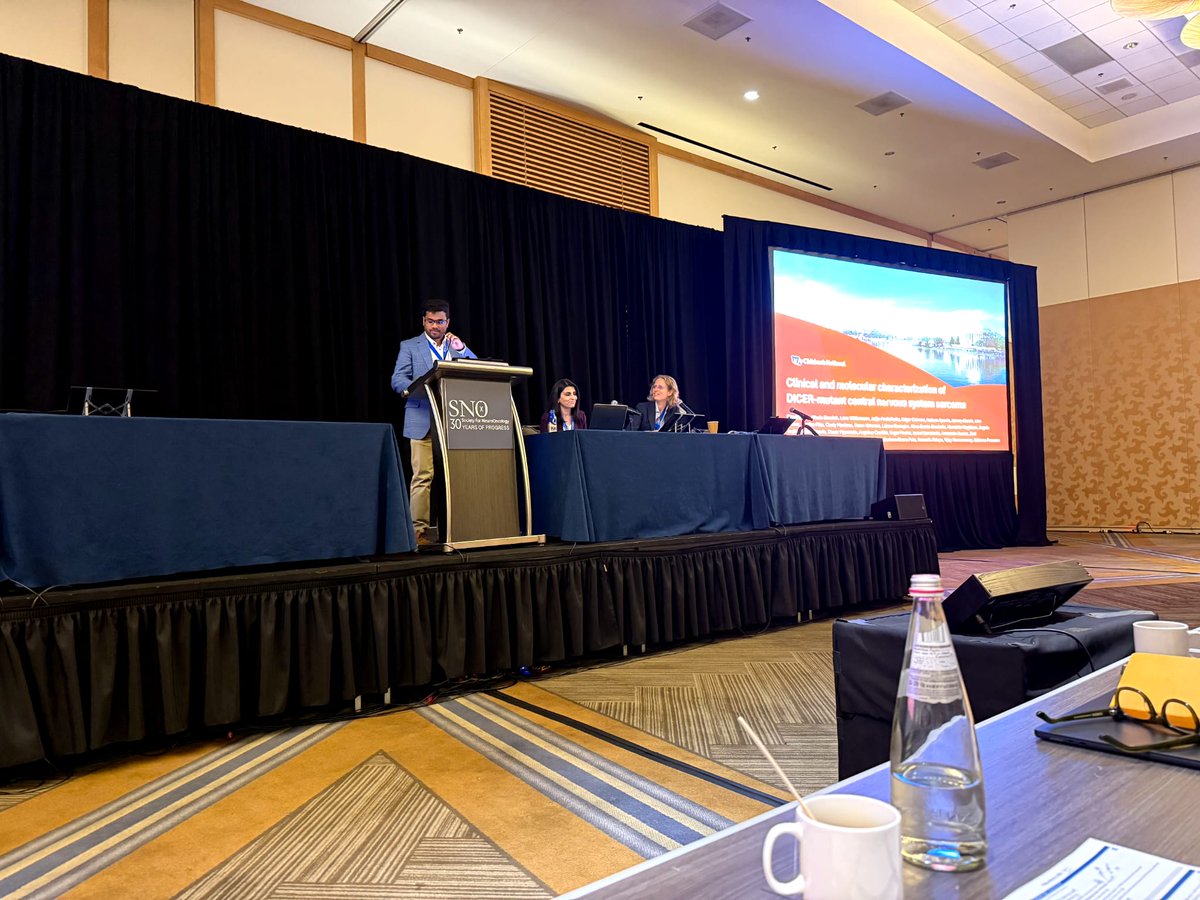 dkporia's tweet photo. Honored to present our latest work on a novel pediatric brain tumor at the Society for Neuro-Oncology meeting. Grateful to share the stage with incredible physician-scientists, basic scientists, and—most importantly—the brave parents who inspire our work every day #PedSNO2025 https://t.co/J0NDP0d4io