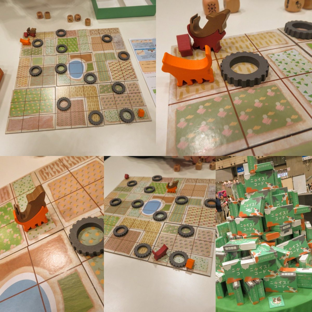 G4uolQsVkZTYTDC's tweet image. ゲームマーケットの戦利品♪♪
魚争奪ダイスプログラミングバトル☆

#ニャイスコード
#ボードゲーム
#アクウカンゲームズ
#ボードゲーム