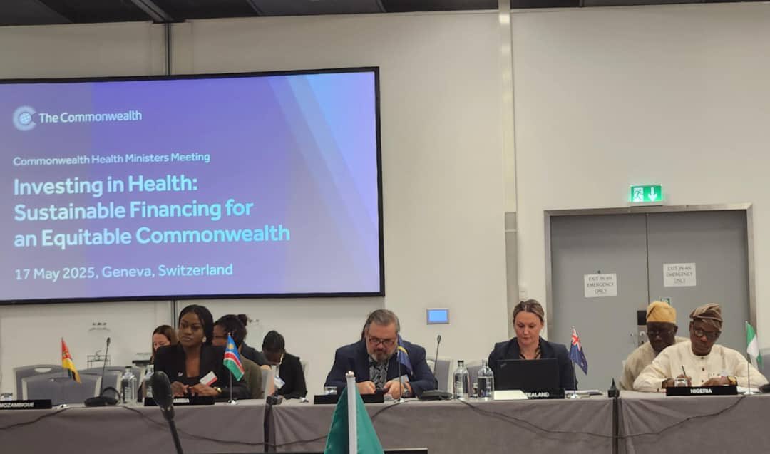 Federal Ministry of Health, NIGERIA (@fmohnigeria) on Twitter photo PRESS RELEASE
Federal Ministry of Health & Social Welfare
Abuja, Nigeria | 18 May 2025
Nigeria Champions Smart, Sustainable Health Financing at 37th Commonwealth Health Ministers Meeting
Health Minister of State Advocates Reform-Driven Investment for Resilient, Equitable PRESS RELEASE
Federal Ministry of Health & Social Welfare
Abuja, Nigeria | 18 May 2025
Nigeria Champions Smart, Sustainable Health Financing at 37th Commonwealth Health Ministers Meeting
Health Minister of State Advocates Reform-Driven Investment for Resilient, Equitable