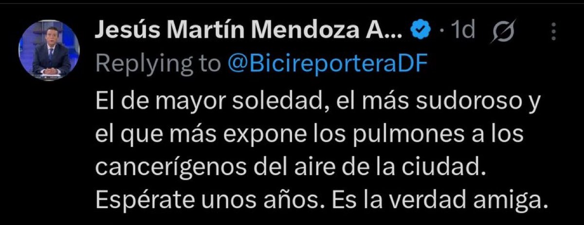 Alguien avísele a este pobre inocente que en su auto va expuesto a más cancerigenos.

“Un entorno cerrado, como el interior de un automóvil, tiende a presentar una concentración superior de productos contaminantes en el aire que un espacio abierto”

lavanguardia.com/natural/tu-hue…