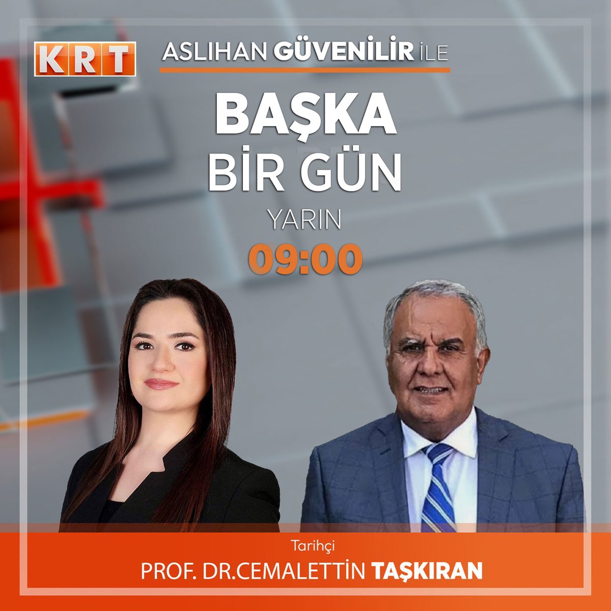 Tarihçi Prof. Dr. Cemalettin Taşkıran yarın saat 09.00'da Aslıhan Güvenilir (<a href="/aslihanguvenilr/">Aslıhan Güvenilir</a>) ile #BaşkaBirGün programına konuk oluyor