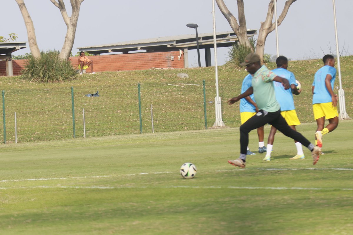 Warm up at Princess Magogo stadium