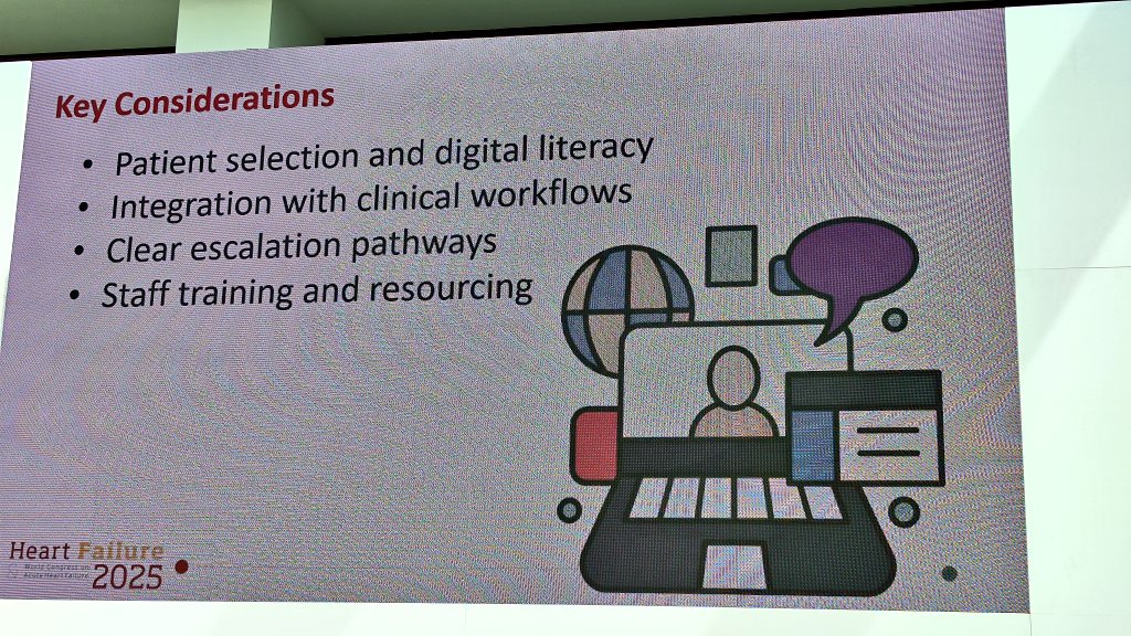 Dr Rosalynn Austin RN (@rosalynnaustin) on Twitter photo 2/3 Prof <a href="/lisneubeck/">Prof Lis Neubeck</a> 🏴
Benefits of home telemonitoring
⌛App usage decreases overtime.
🛟Safety & support for patients
💸Lower cost for hospitals
⬆️Increased access for underserved populations
Cautions for implementation & digital inequalities.
#RPM #HeartFailure2025 #SoMe 2/3 Prof <a href="/lisneubeck/">Prof Lis Neubeck</a> 🏴
Benefits of home telemonitoring
⌛App usage decreases overtime.
🛟Safety & support for patients
💸Lower cost for hospitals
⬆️Increased access for underserved populations
Cautions for implementation & digital inequalities.
#RPM #HeartFailure2025 #SoMe