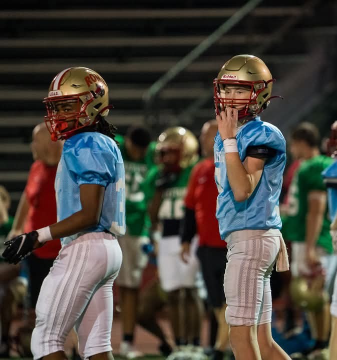 BrettBoden2's tweet image. Had fun wearing the East Rome blue at Friday night's spring game. @FootballRome #EastRomeVSWestRomeFootball