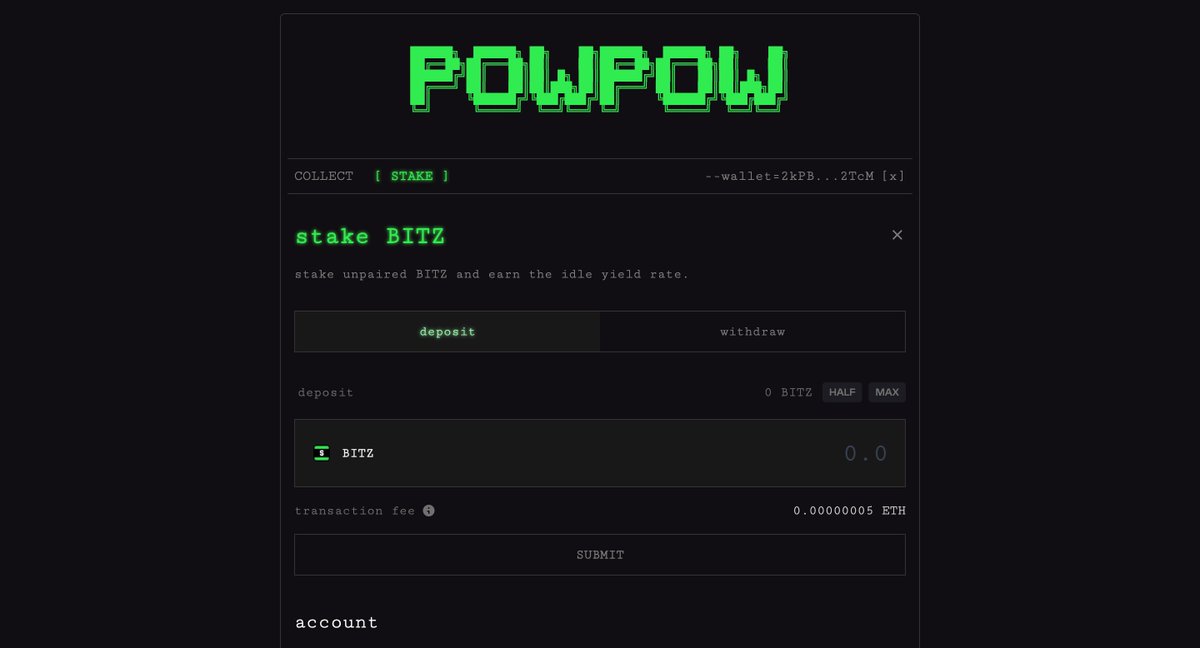 Mint, Stake, Claim 🔁