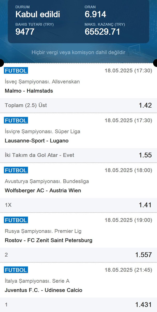 Günün Kuponu🔥

7X ---&gt; 65.000₺

Kazanırsa Rt,yorum ve beğeni atanlardan arasından 10 kişiye süpriz ödül verelim.

Bol Şanslar ❤️