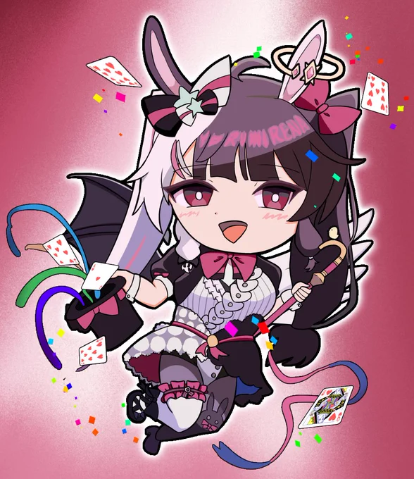 悪魔聖霊ジェミニアス(デフォルメ) #デュエマ #れなの鳥っくあーと